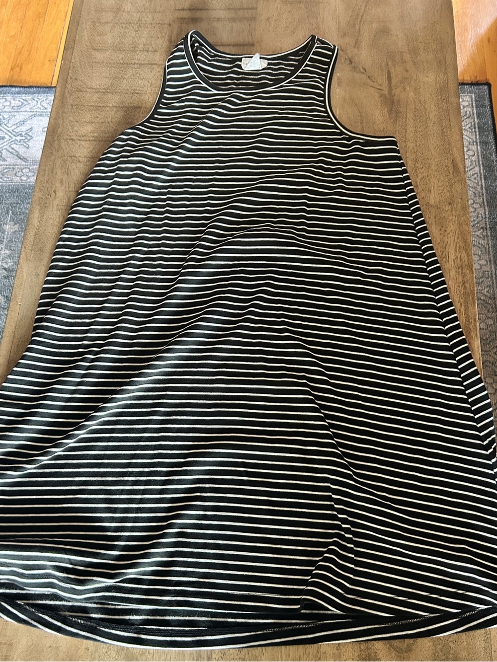 NATURAL LIFE striped mini dress size large